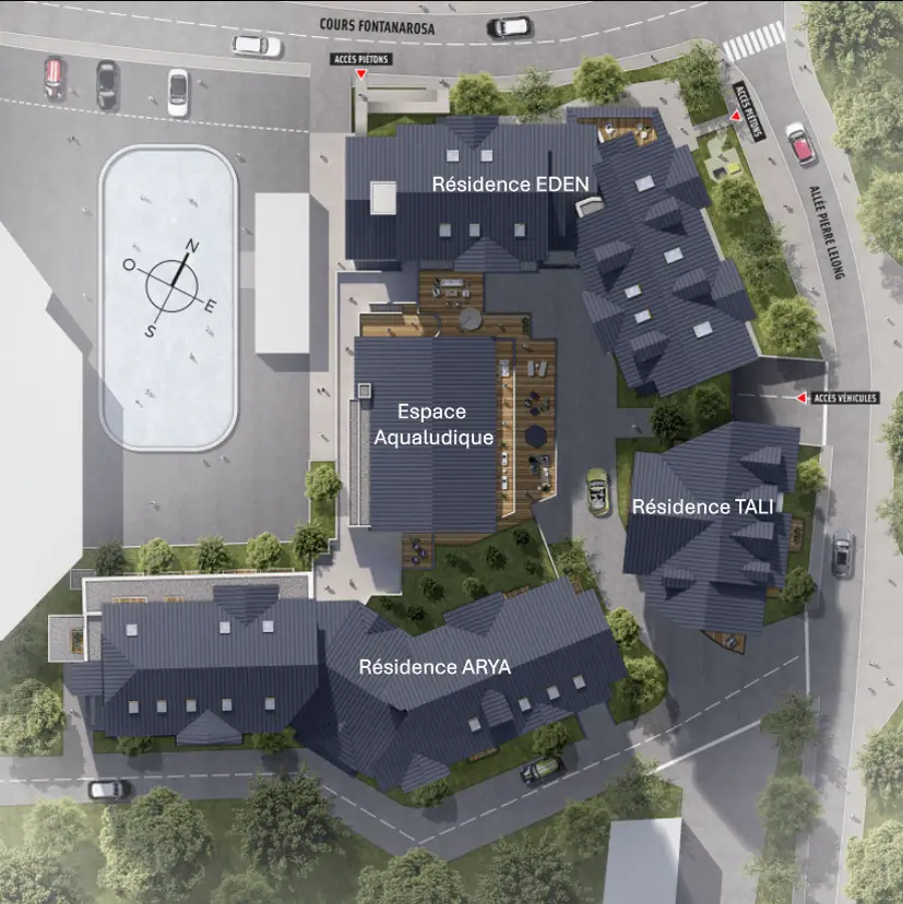 plan masse Living Stone – Résidence Tourisme