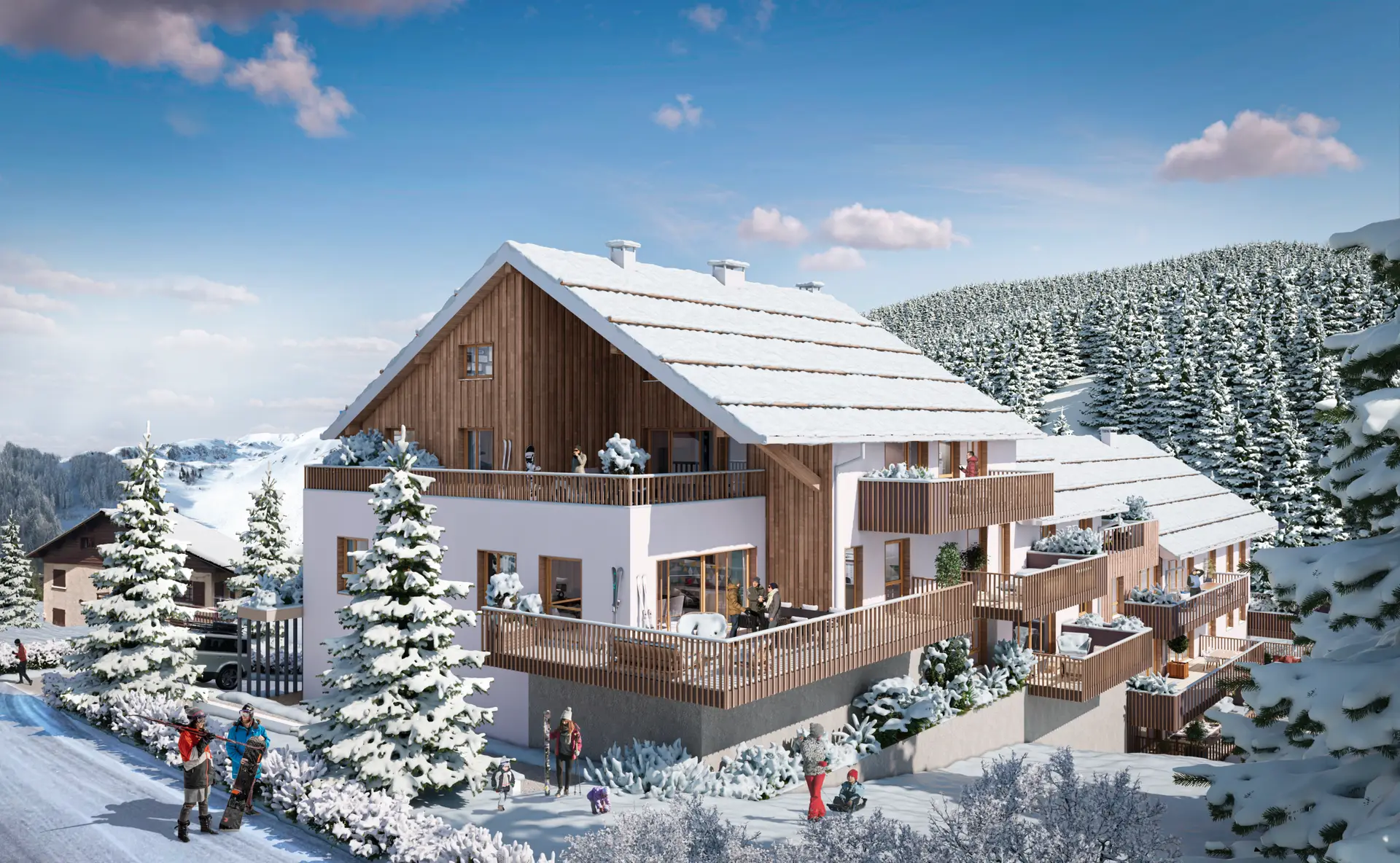 Vars_Vue003neige_HD Les Lodges